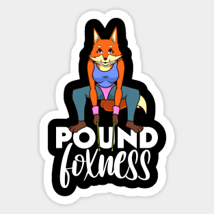 Pound Fitness - Pound Foxness Sticker